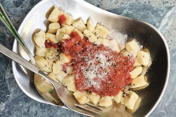 Gnocchi with luxurious pomodoro 