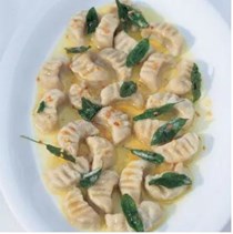 Gnocchi with sage, butter and Parmesan