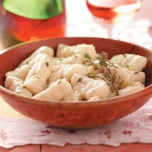 Gnocchi with thyme butter