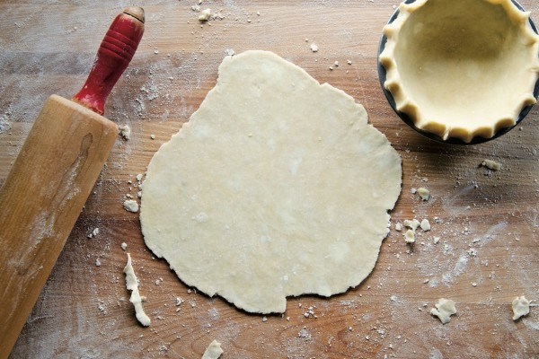 Go-to pie dough for a double crust