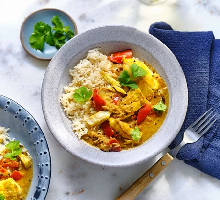 Goan-style seabass curry