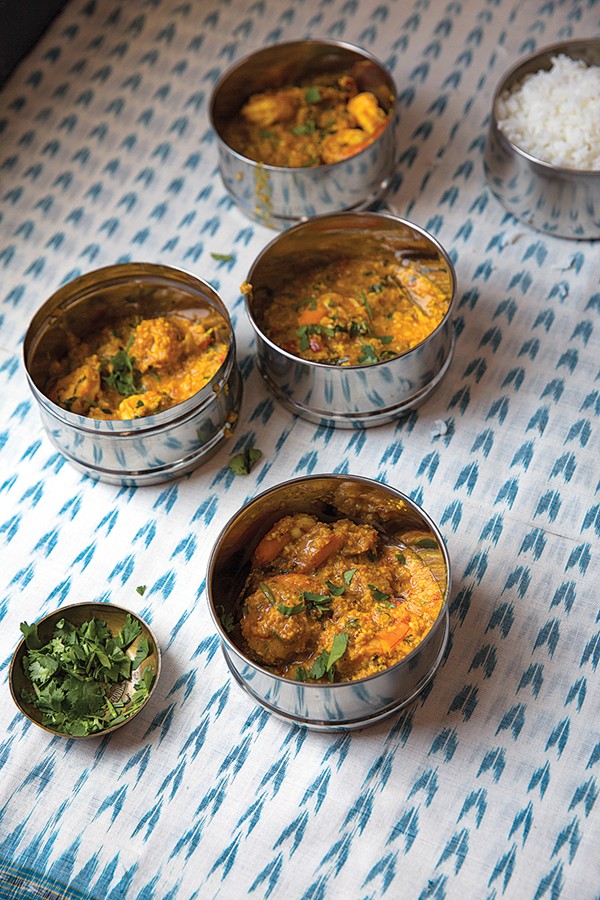 Goanese shrimp curry (Sembharachi kodi)