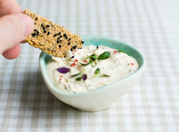 Goat cheese & thyme dip