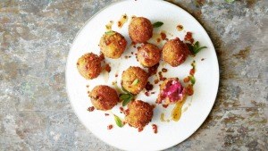 Goat cheese croquettes