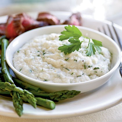 Goat cheese grits