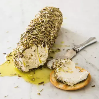 Goat cheese log with herbes de Provence