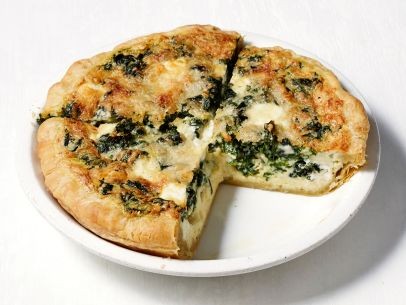 Goat cheese quiche