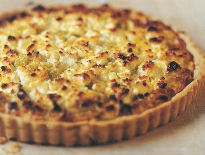 Goat cheese tart (Tarte au chèvre)