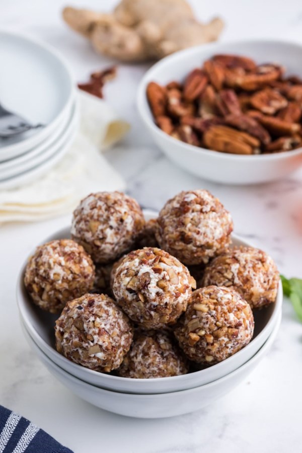 Goat cheese truffles
