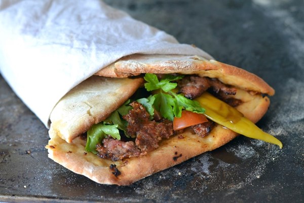 Goat lahmacun