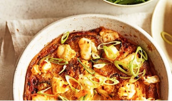 Goat's cheese and courgette frittata