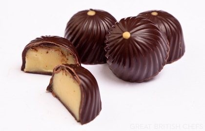 Goat's cheese and lemon ganache