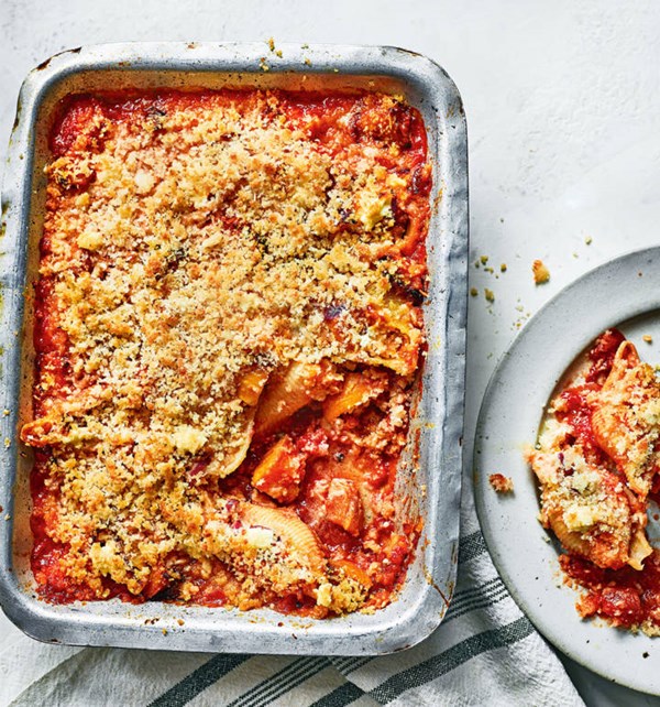 Goat's cheese and squash pasta