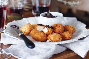 Goat's cheese fritters