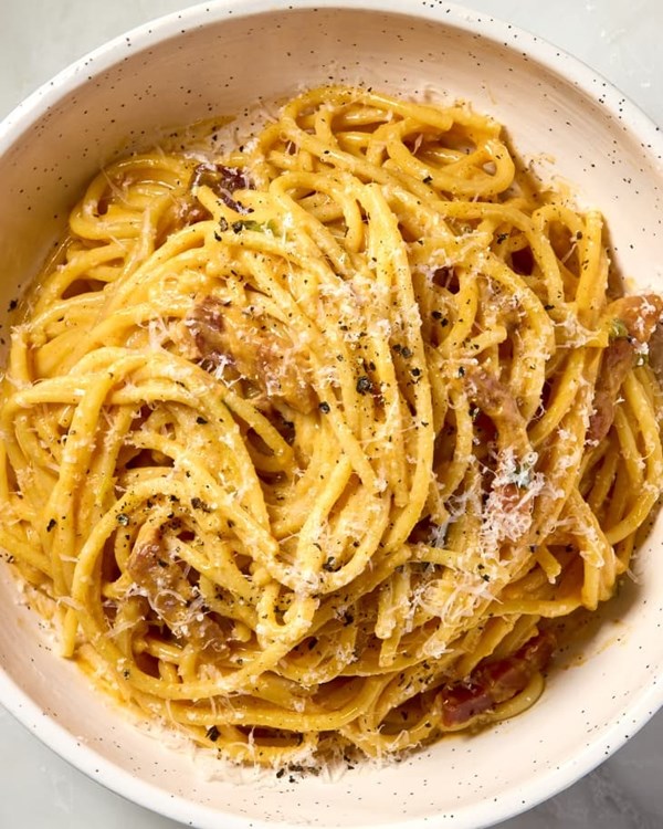 Gochujang carbonara