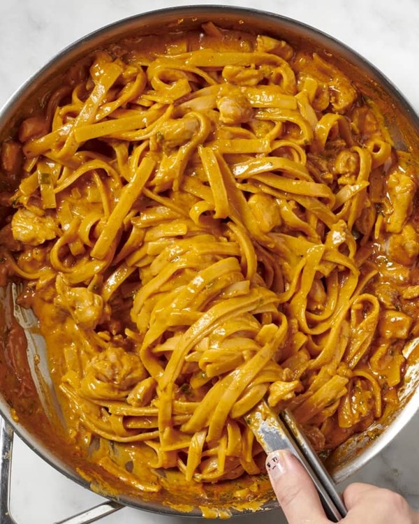 Gochujang chicken Alfredo