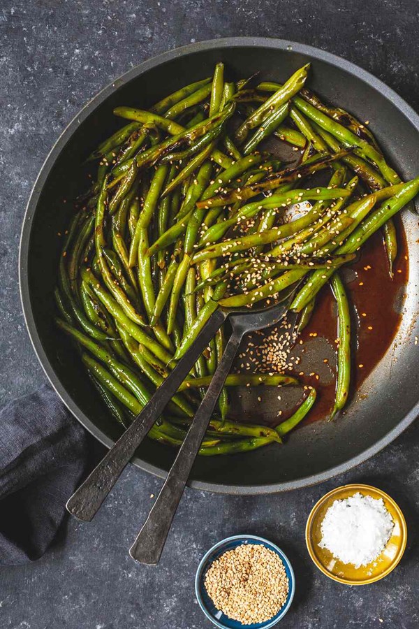 Gochujang green beans
