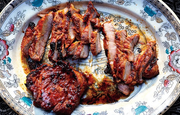 Gochujang pork shoulder steaks