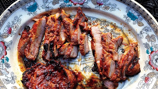 Gochujang pork shoulder steaks