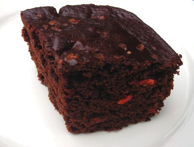 Goji berry brownies