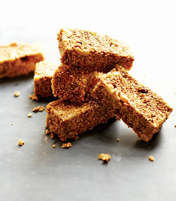 Golden amaranth superfood bars