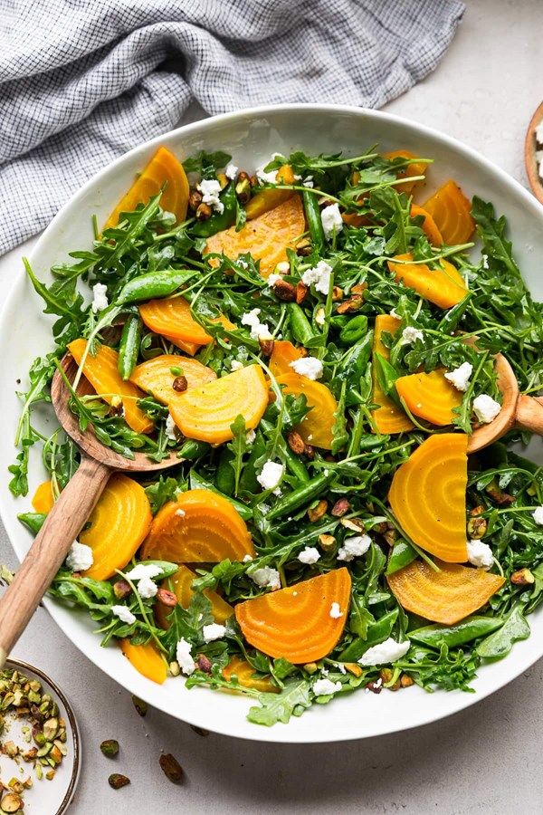 Golden beet salad