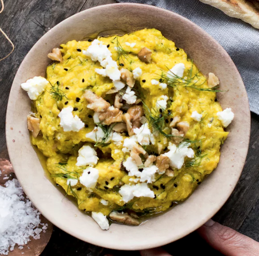 Golden beetroot borani