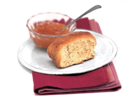 Golden brioche loaves