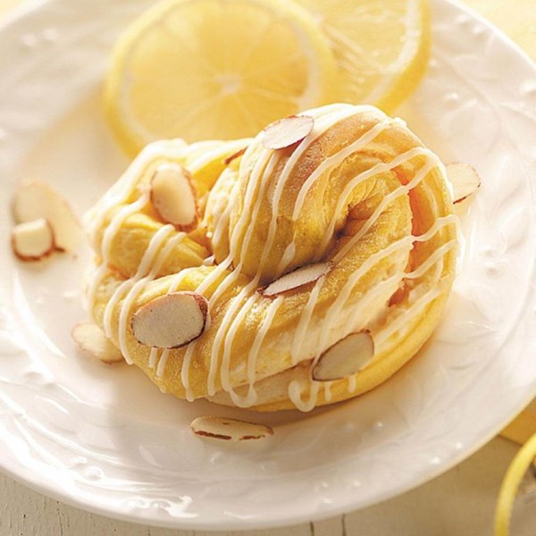Golden Danish twists