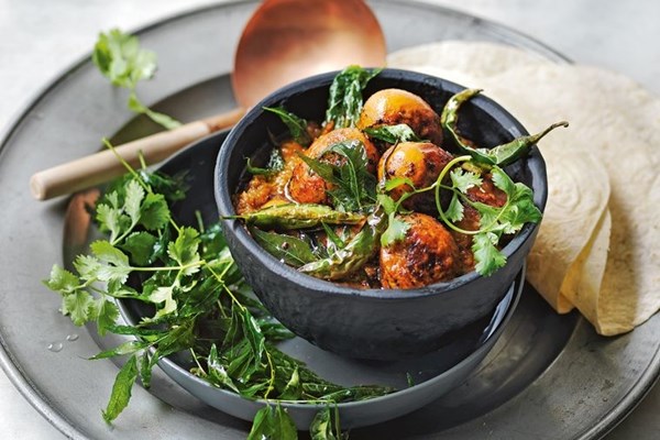 Golden egg curry
