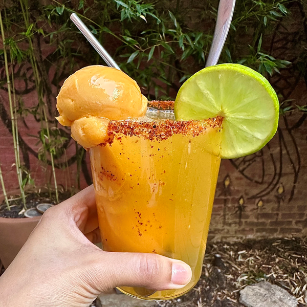 Golden Elixir mango float