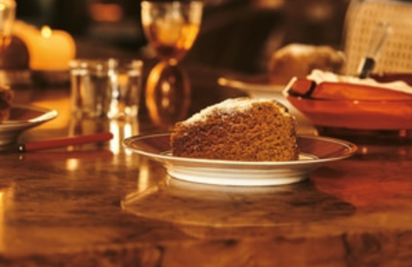 Golden ginger cake