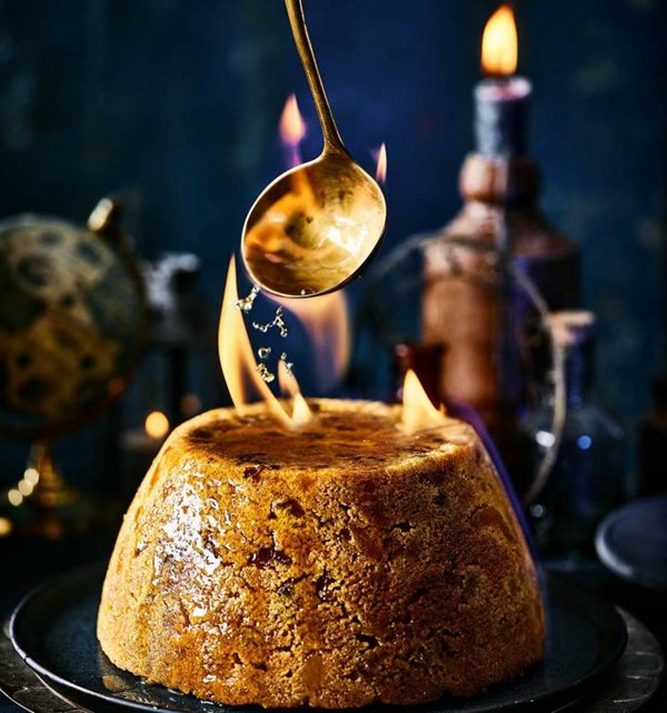 Golden glow pudding