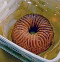Golden lemon almond cake