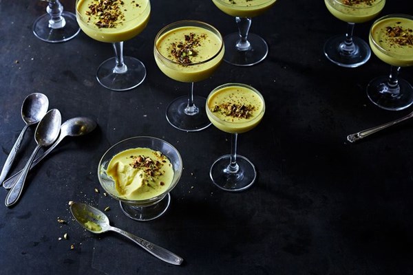 Golden milk panna cotta