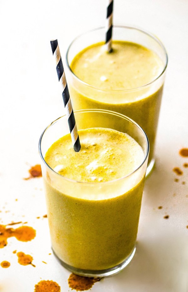 Golden milkshake