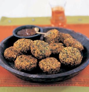 Golden mung bean patties