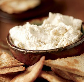 Golden onion and thyme dip