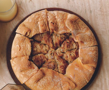 Golden onion pie