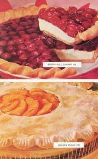 Golden peach pie