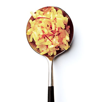 Golden saffron rice