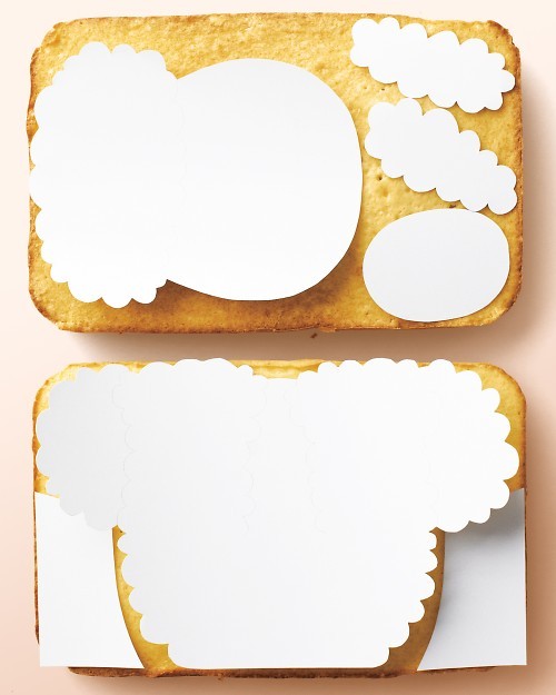 Golden sheet cakes