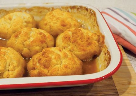 Golden syrup dumplings