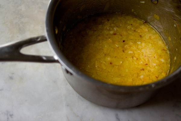 Golden tomato sauce