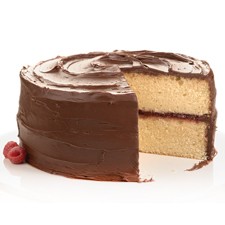 Golden vanilla cake