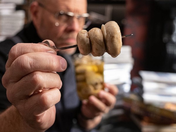 Good Eats pickled mushrooms: reloaded