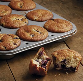 Good for you blueberry muffins