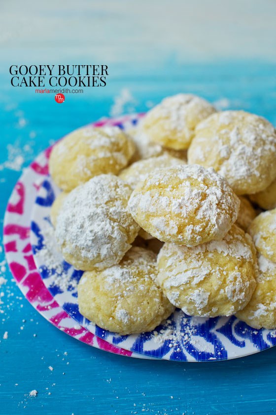 Gooey butter cake cookies