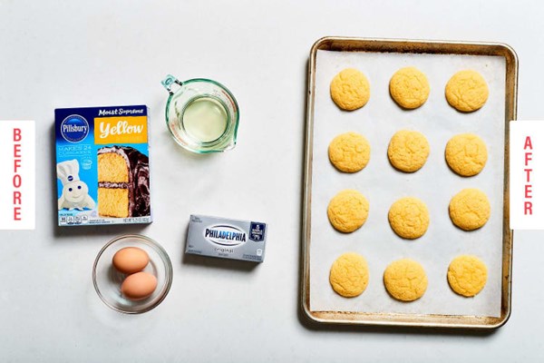 Gooey butter cake mix cookies