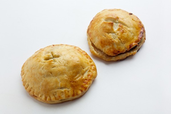 Gooey chicken, Brie and cranberry pies